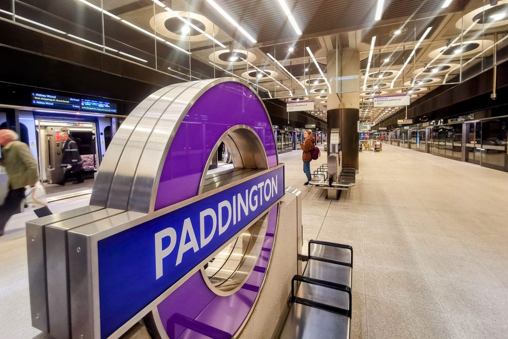 estación de Paddington, Elizabeth Line, Londres