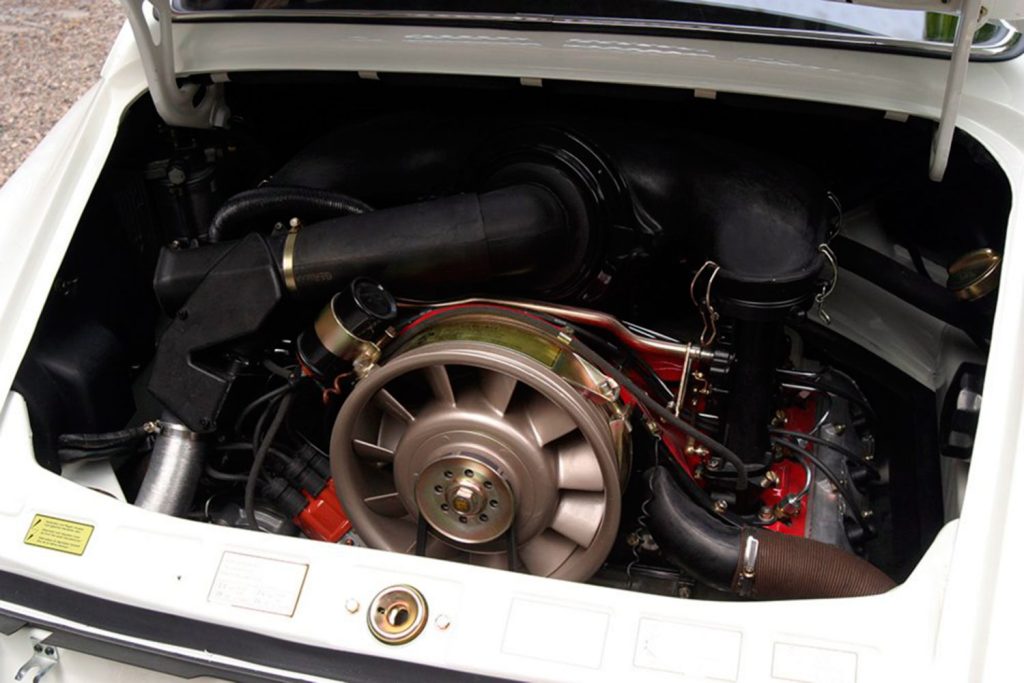Motor del Porsche 911 Carrera RS