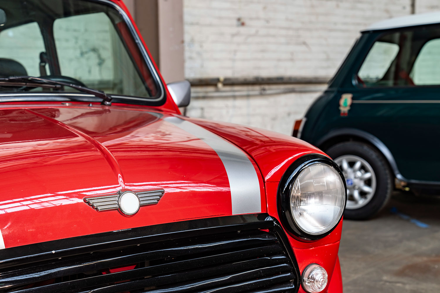 frontal de un Mini clásico