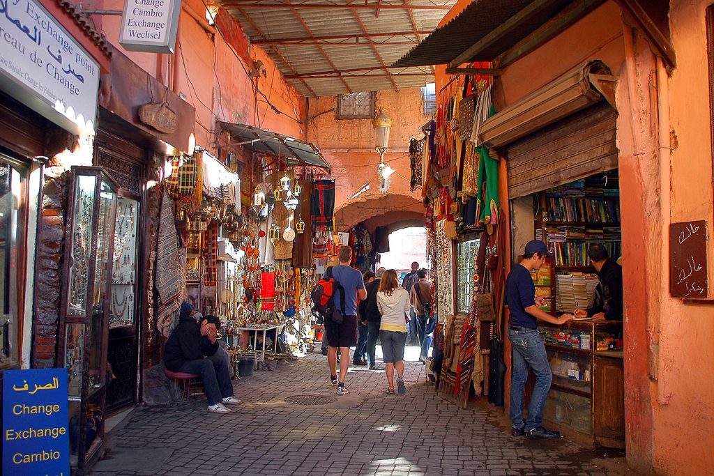 el zoco de Marrakech