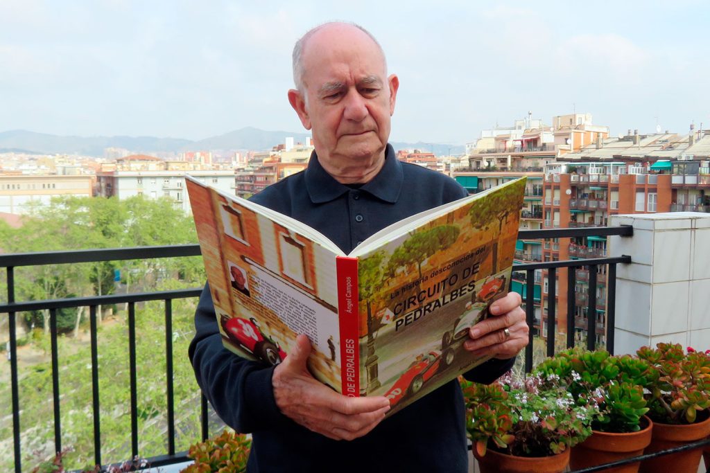 Ángel Campos, autor del libro "La historia desconocida del Circuito de Pedralbes"