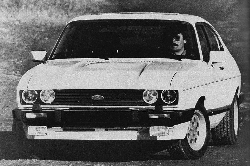 El Ford Capri 2.8i, protagonista del ‘Catálogo Anual 81’ de la revista ‘Velocidad’.