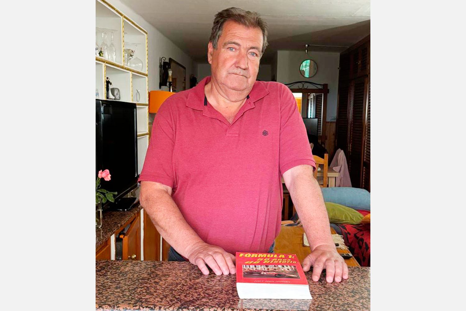 Juan Francisco Gómez Fernández, autor de la serie de libros Fórmula 1. 50 Años de Historia