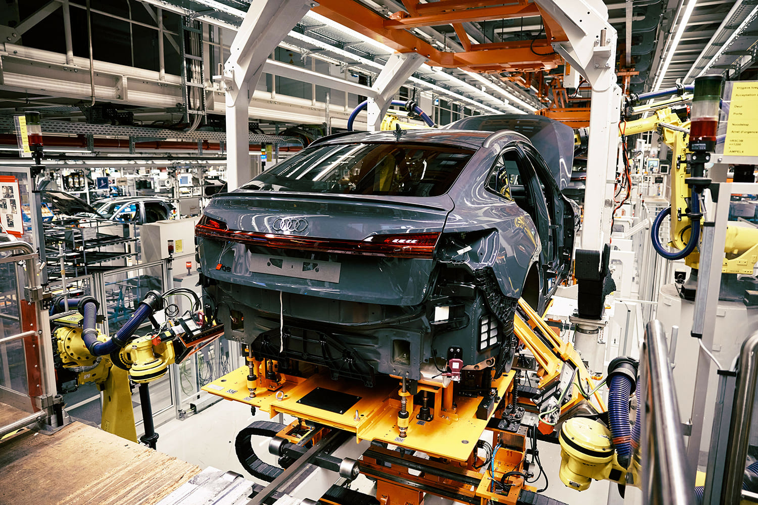 una factoría de coches en Bruselas