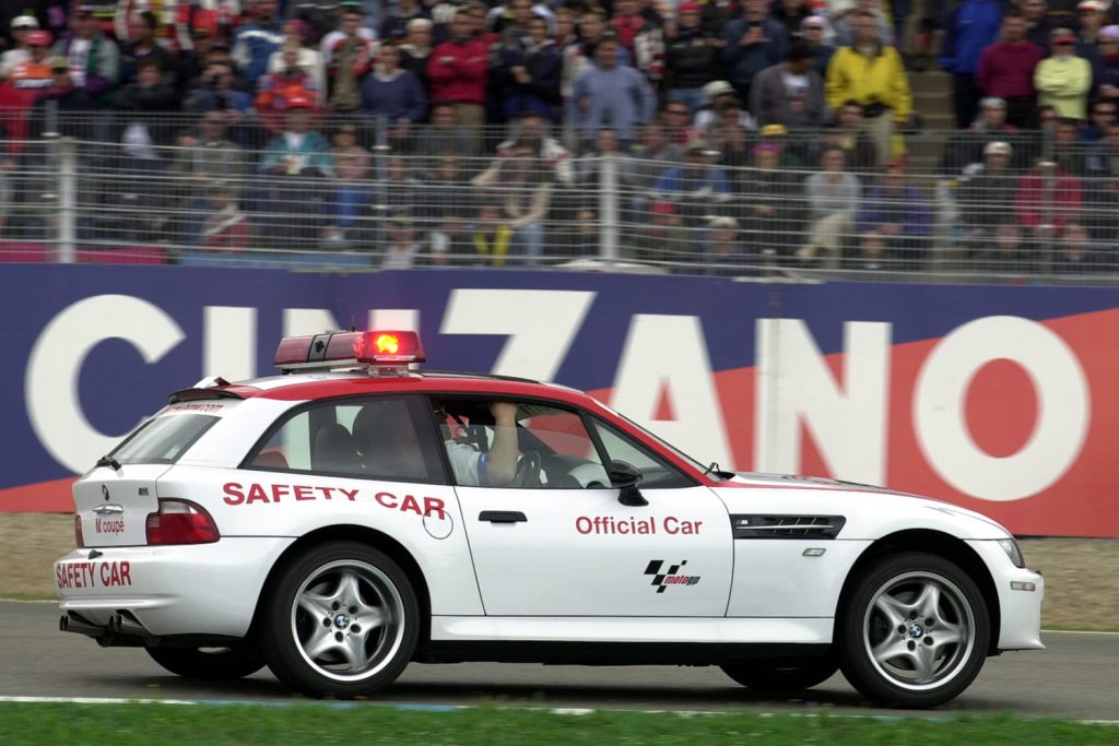 Un BMW Z3 Coupé Safety Car de MotoGP