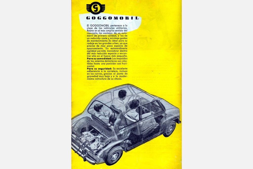 anuncio del Goggomobil