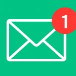 un sobre de correo electrónico con un mensaje