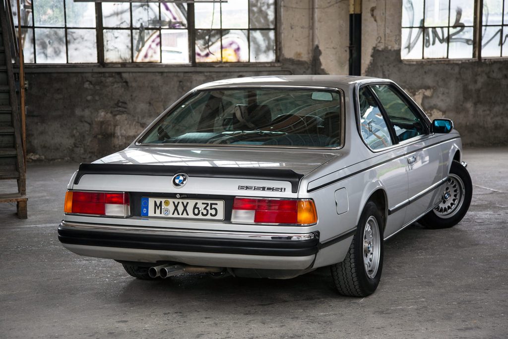 zaga de un BMW 635 CSi