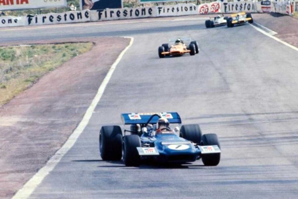 Jackie Stewart en el Gran Premio de España de Fórmula 1 de 1970
