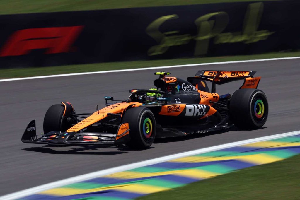 El piloto Lando Norris en el GP de Brasil de 2025
