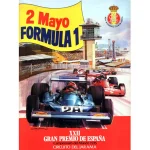 cartel del Gran Premio de España de Fórmula 1 de 1976