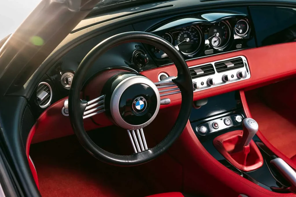 interior del BMW Z8