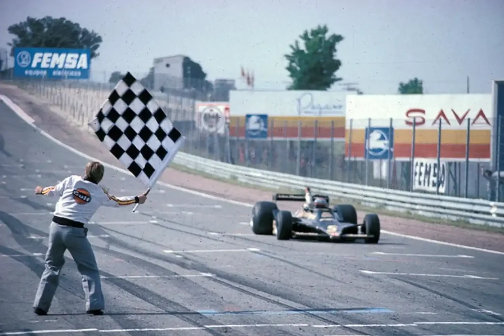 victoria de Mario Andretti en el Gran Premio de España de Fórmula 1 de 1978