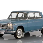 un SEAT 1500 bifaro de color azul