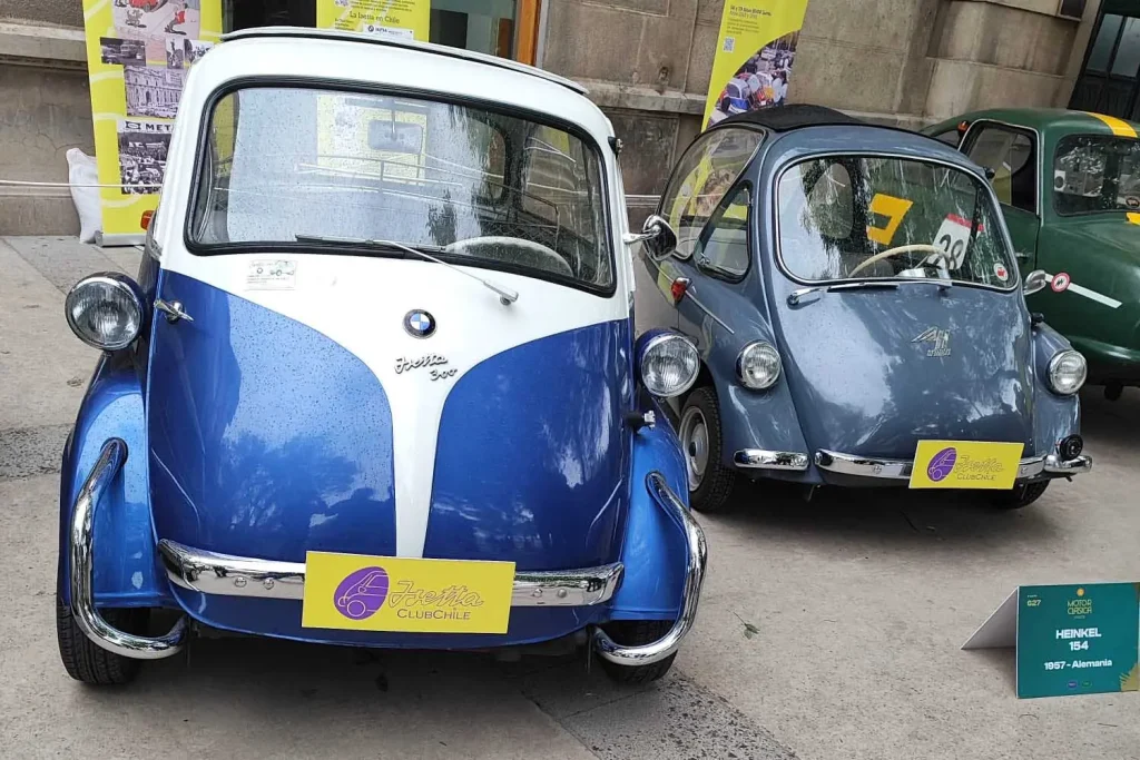 Un BMW Isetta 300 y un Heinkel 154 en Motor Clásica Chile 2026