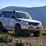 un Toyota Land Cruiser KDJ 95 en Marruecos